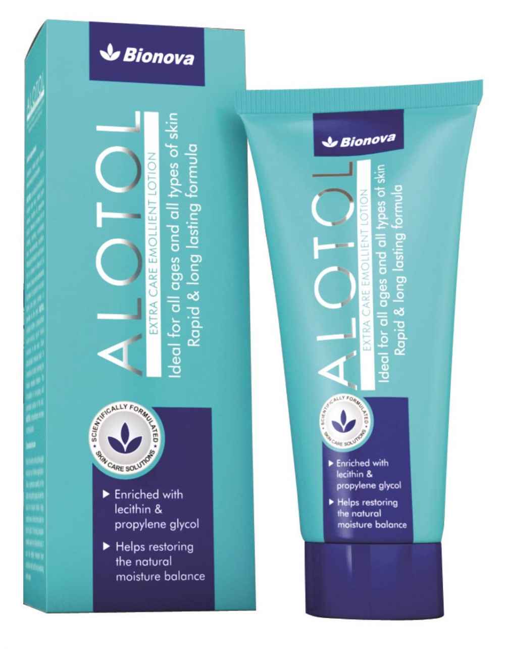 Alotol Lotion - moisturizer for dry skin with lecithin & aloevera | Free from harmful chemicals | For soft and supple skin- 100ml 
