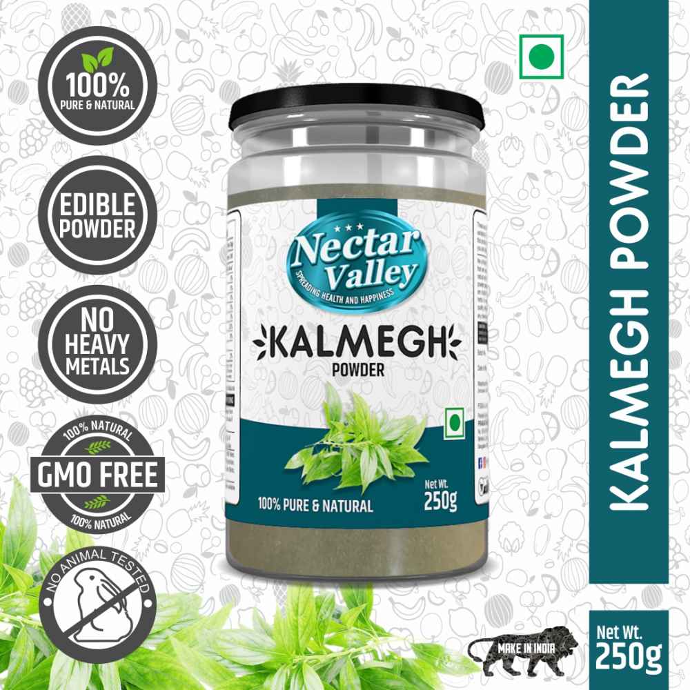 Kalmegh Powder (Andrographis Paniculata) supports as natural liver tonic & blood purification, free from toxic chemicals & heavy metals - 250g