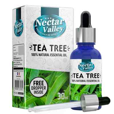 Nectar Valley Tea Tree Oil, 100% Pure | Natural Aromatherapy Oil For Scent / Diffuser / Humidifier, Massage - Steam Distilled (30ml)
