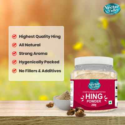 Hing Powder Super-Premium Hand Pounded Asafoetida powder | Kabuli Hing - 200g