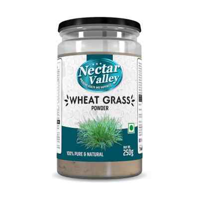 Nectar Valley organic wheatgrass leaf powder - rich in fibers, chlorophyll and minerals - 250g