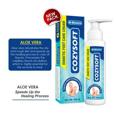 Bionova Cozysoft Diabetic Foot Care Cream - new pack - 100ml
